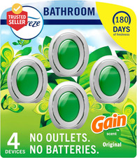 Bathroom Air Freshener, Odor-Fighting, Plug-In Alternative, Air Fresheners for H