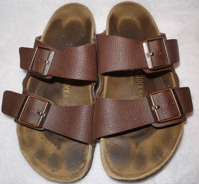 Womens Birkenstocks Arizona Sandals Germany Brown Size 38 L7 M5