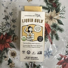 Legendairy Milk Liquid Gold Lactation Vegan Supplement Capsules