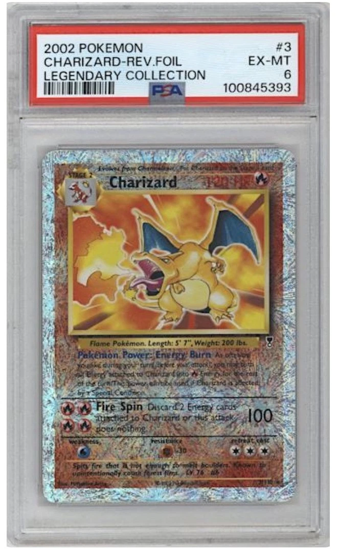 25+ Charizard Pokémon TCG Legendary Collection Holo Rare