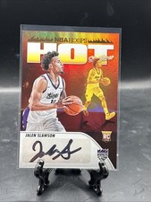 2023-24 Panini NBA Hoops Jalen Slawson Rookie Hot Signatures Auto Autograph