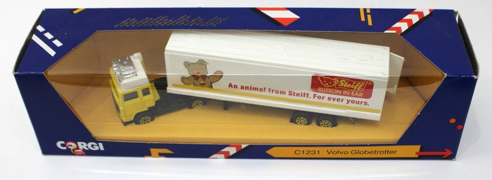 Corgi C1231 Volvo Globetrotter Semi Steiff Animals Mint/ Box 1985 1:64 England - Image 2 of 3