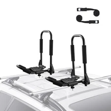 Kayak Roof Rack 1 Pair Soft Roof Rack Carrier for kayak SurfBoard Car SUV