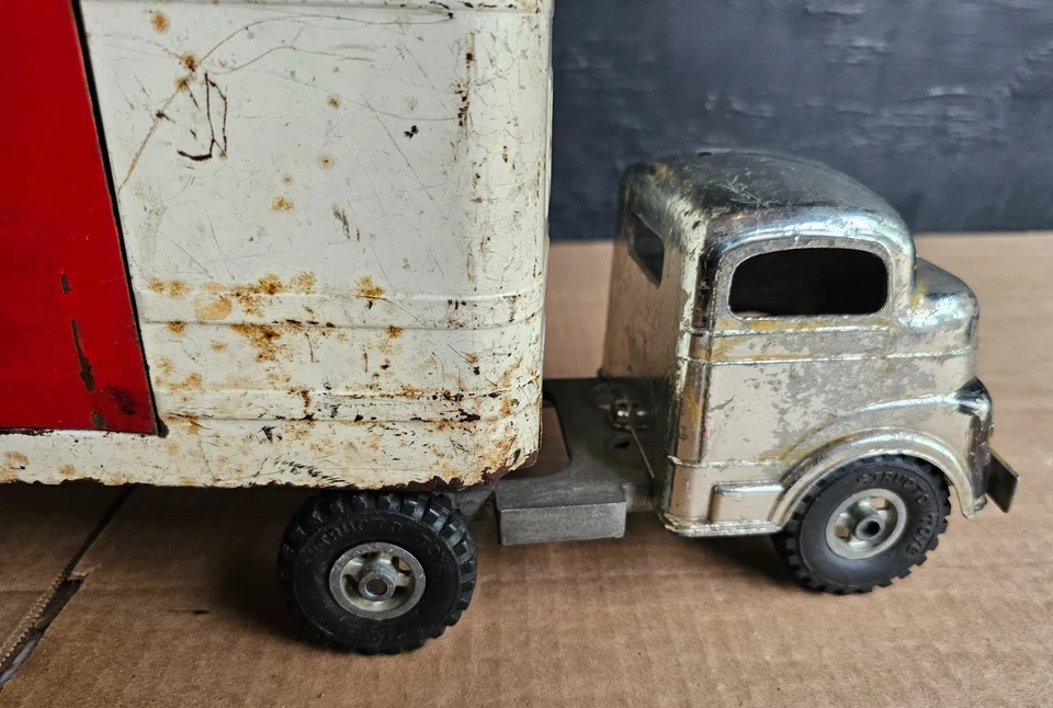 1960s STRUCTO Western Auto,The Family Store~Semi-TRUCK/TRAILER~Pressed Steel~24" - Image 2 of 4