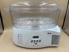 Oster 5712 Vaporizador Eléctrico de Alimentos 900W Blanco Temporizador Digital Cocina