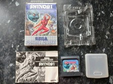 Shinobi Sega Game Gear Complete Game Boxed 