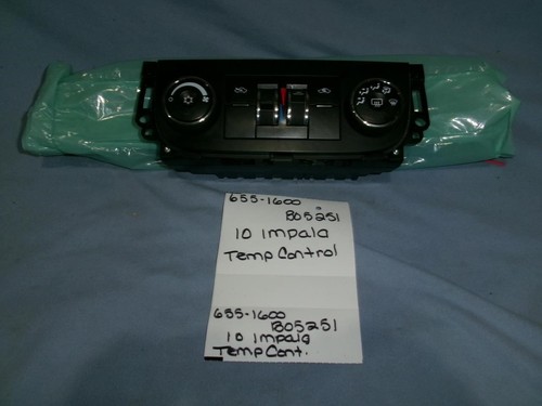 Asientos sin calefacción Opt CJ3 con control de temperatura de doble zona para 06-11 IMPALA 164381 - Imagen 1 de 8