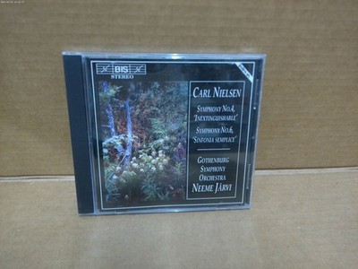 Carl Nielsen Symphony No. 4 & 6 CD Neeme Jarvi BIS Stereo Classical