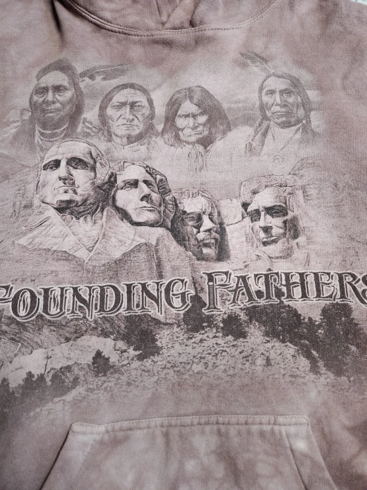 Sudadera con Capucha The Mountain Founding Fathers Talla Mediana Tie Dye Sudadera Mediana Foto 2 de 4