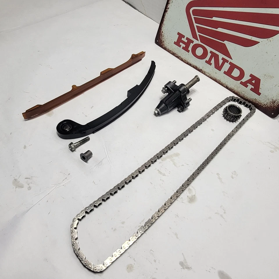 Honda CBR500R 2015 2013-2023 leva tensor de cadena ambas guías cadena de distribución Foto 3 de 4