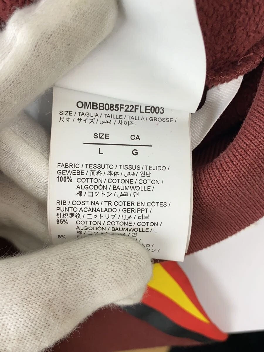 OFF WHITE Felpa con cappuccio OFFWHITE rossa L usata