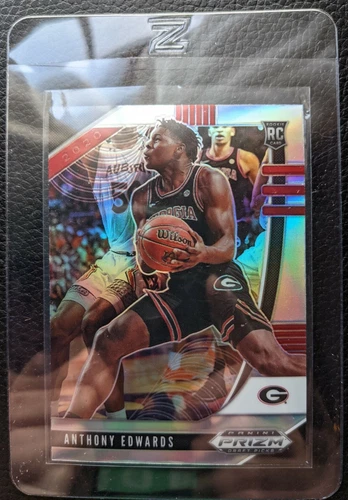 2020 21 PANINI SILVER PRIZM DRAFT #1 ANTHONY EDWARDS ROOKIE CARD TIMBERWOLVES RC