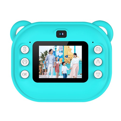 Kids Mini Instant Print Camera HD 1080P Digital Camera 2.4 Inch Screen (Green) - Photo 2/10