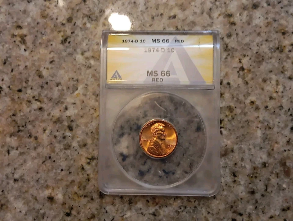 1974 D PENNY MS 66 - Image 3 of 4