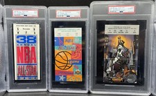 MICHAEL JORDAN ALL STAR GAME MVP’S ALL 3 TICKETS 88/96/98 KOBE ASG BRYANT DEBUT