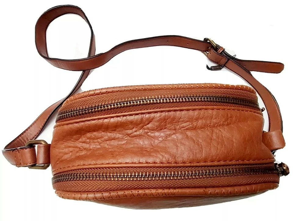 Bolso Bandolera Hayden Harnett Emma Marrón Coñac Tachonado Cámara Foto 3 de 4