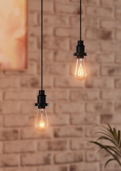 Osram E27 Led Vintage Heart Filament Lampe Dimmbar Klar 7,2W Wie 60W WarmweißEs-image