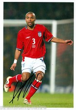 Ashely Cole Colour 10"x 8" Signed 'England' Photo