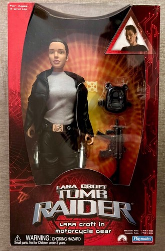2001 Playmates Tomb Raider Lara Croft in CY GIRLS 12” FIGURE BBI Takara MIB NRFB
