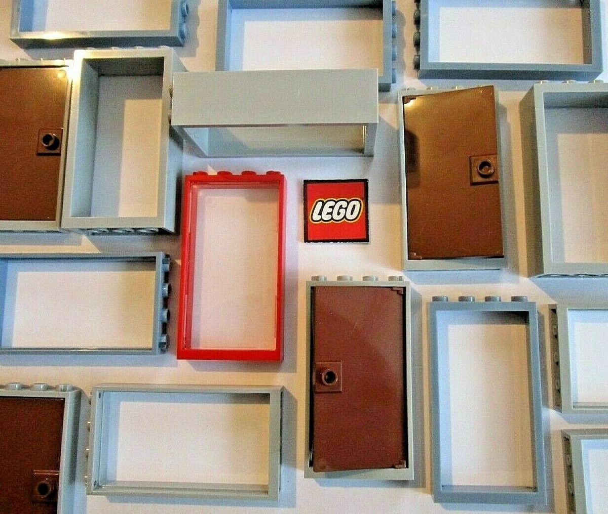 LEGO 1x4x6 DOORS & FRAMES - Choose Item Size & Colour 35290 40289