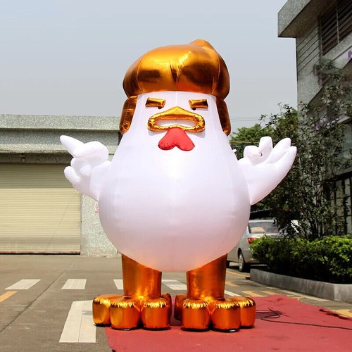 Customized Trump Inflatable Chicken 10 Feet / 3 Meters Inflatables Advertising - Picture 3 of 6