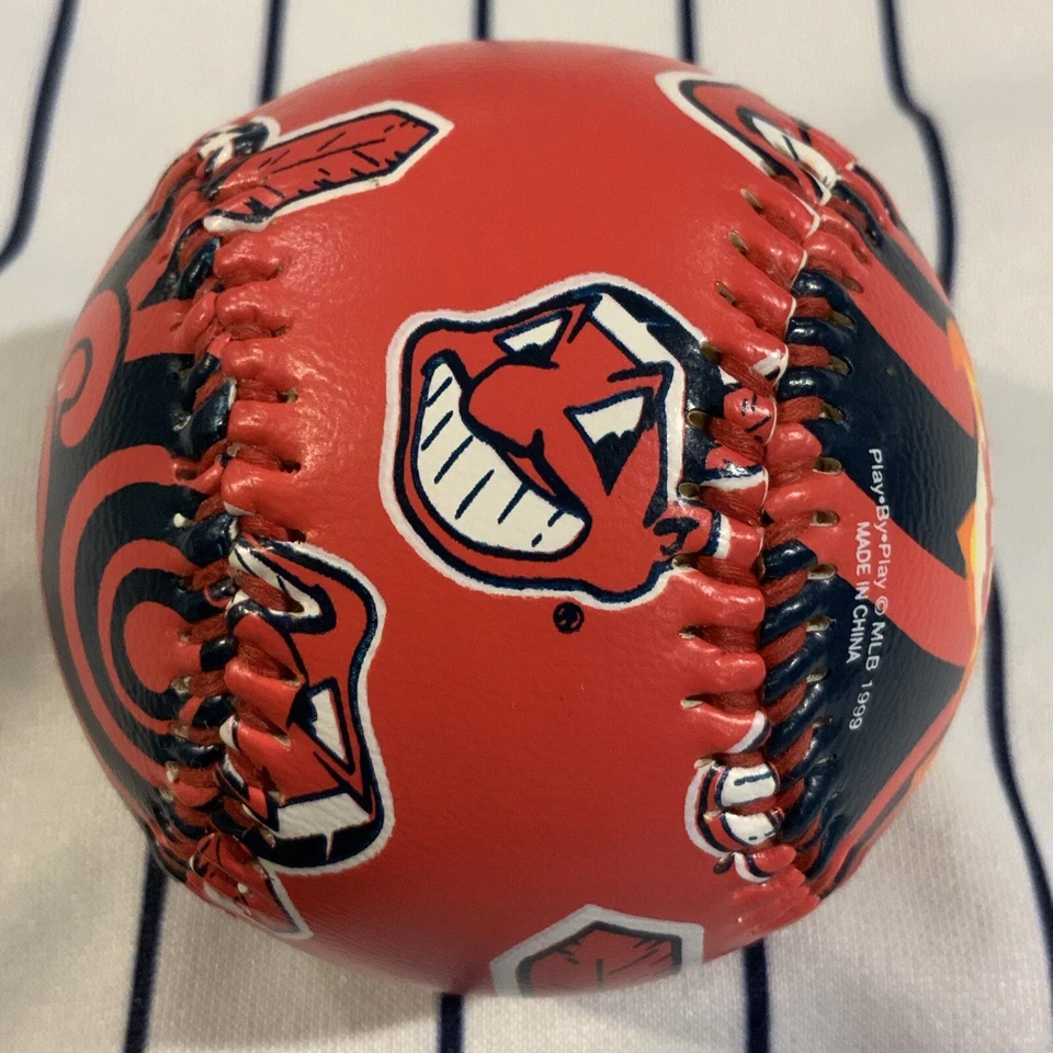 Cleveland Indians Fire Ball Play By Play 1999 Souvenir Baseball Ball - Image 2 of 4