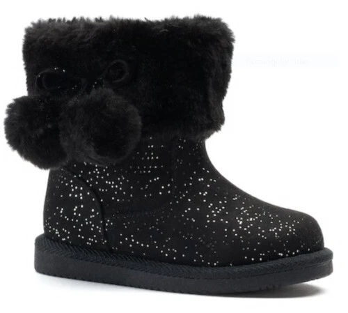 Zapato de EE. UU. 6 Negro Jumping Beans Zapatos de Bebé