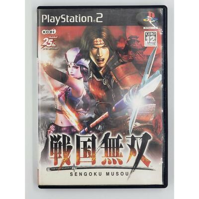 Sengoku Musou Samurai Warriors Sony PlayStation 2 PS2 Koei Japan US Seller