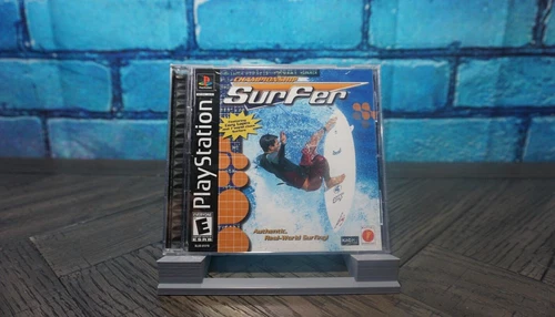 Championship Surfer (Sony PlayStation 1 PS1, 2000) Game, Case, and Manual