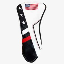 USA Golf Fairway Wood American Flag Head Cover Embroidered New