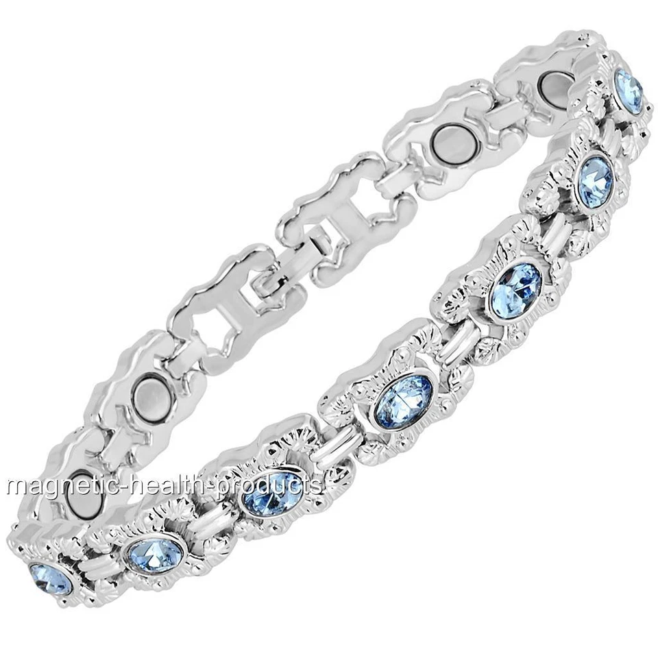 LADIES MAGNETIC HEALTH BRACELET CARPAL TUNNEL BANGLE - ARTHRITIS PAIN RELIEF 96