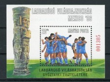 Hungary Block 183 A I Flawless Mint / Football 2/14558