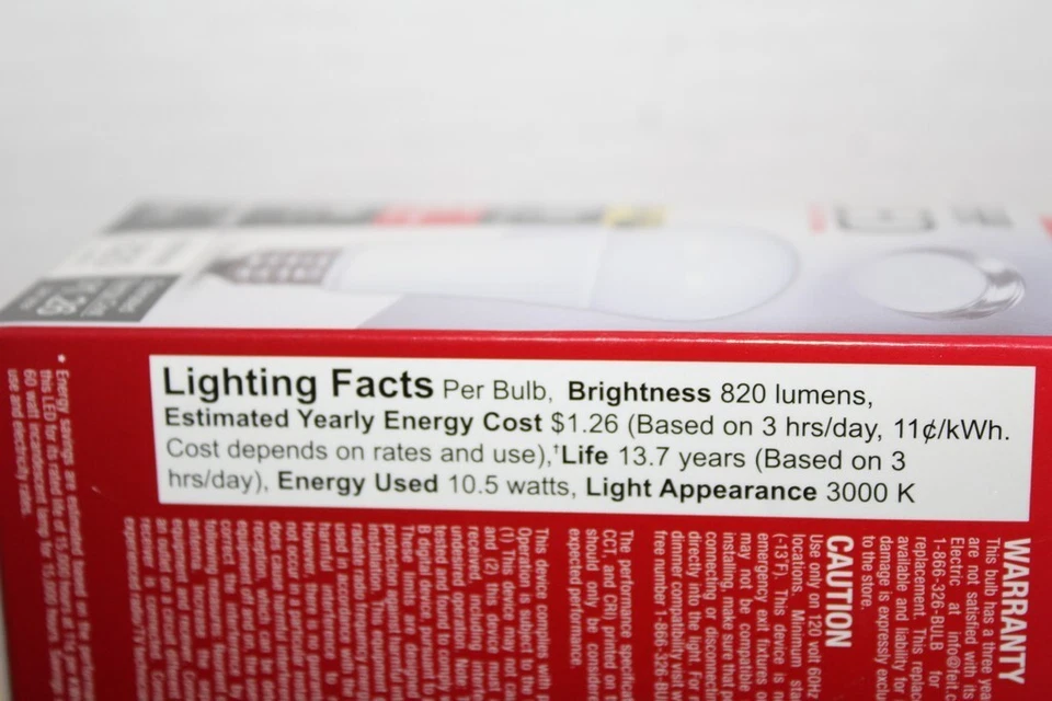 Feit 60w Replacement LED A19 Enclosed Fixtures Bulb Dimmable Warm White - Image 4 of 4