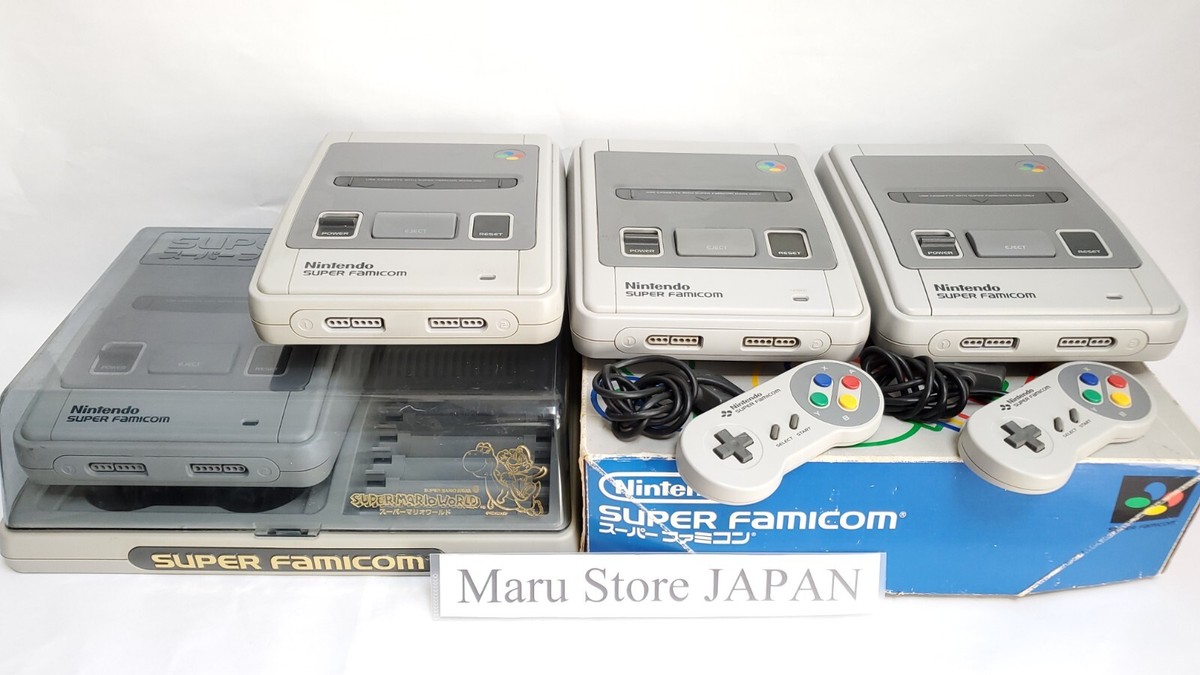 スーパーファミコン - SUPER FAMICOM スーパーファミコン SNES Nintendo Super Famicom Console Select Color & Accessory