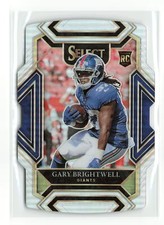 GARY BRIGHTWELL #295 RC 2021 PANINI SELECT GIANTS Silver Club