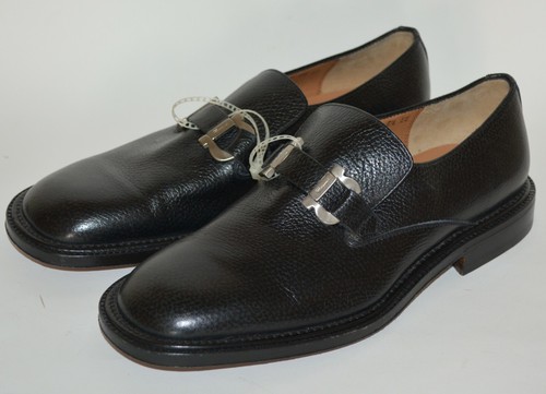 NEW FERRAGAMO MENS LEATHER LOAFERS SHOES US 6.5 EU 39.5 - Bild 1 von 11