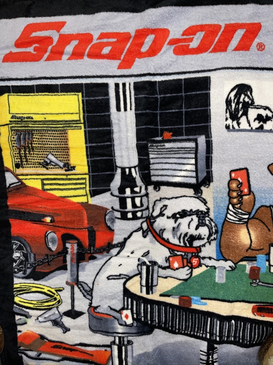 Snap On Beach Towel Dog Daze of Summer Poker Dogs Playing Cards