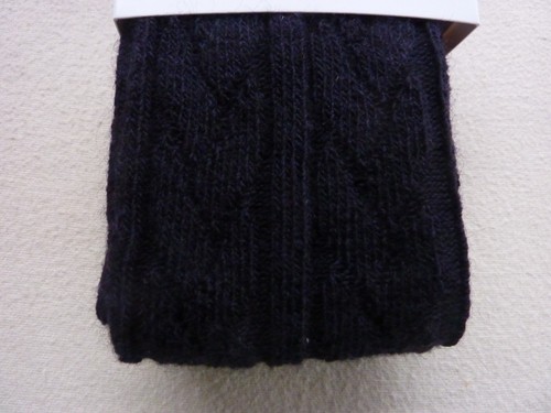 Collant donna in maglia HUDSON modello treccia 26% lana XS S M L XL collant - Foto 5 di 7