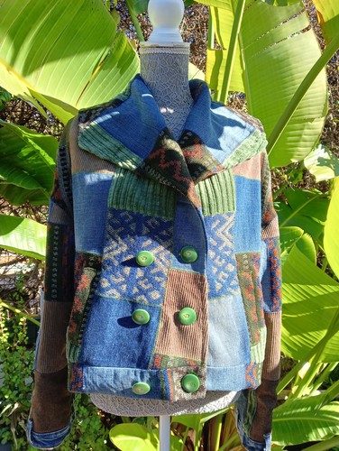 Giacca corta in patchwork - Foto 6 di 12