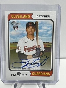 2023 Topps Heritage - Real One Autographs #ROA-BNA Bo Naylor (AU, RC)