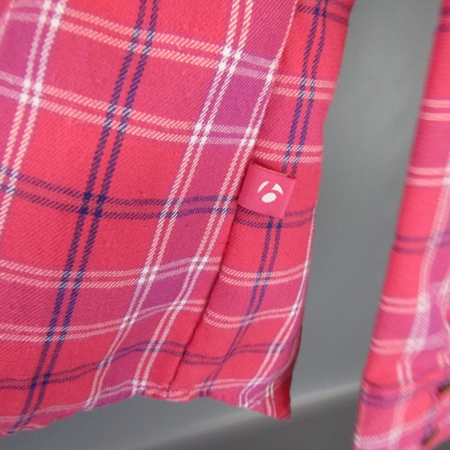 Bontrager Lucette camicia di flanella a quadri donna taglia S rosa piccola - Foto 5 di 11