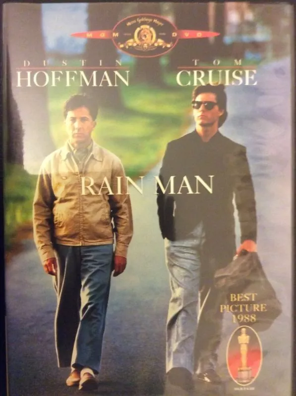 Rain Man, Good DVD, Dustin Hoffman, Tom Cruise, Valeria Golino, Gerald R.  Molen, 27616604194