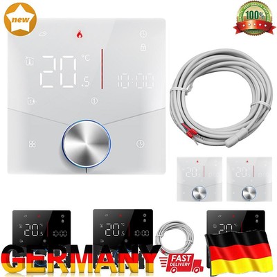 Smart Temperature Switch IP20 Protection Level Child Lock for Office Living Room