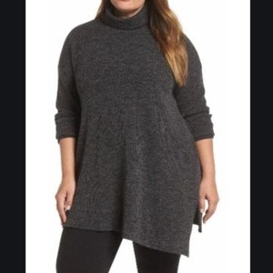 rachel roy zip asymmetrical sweater