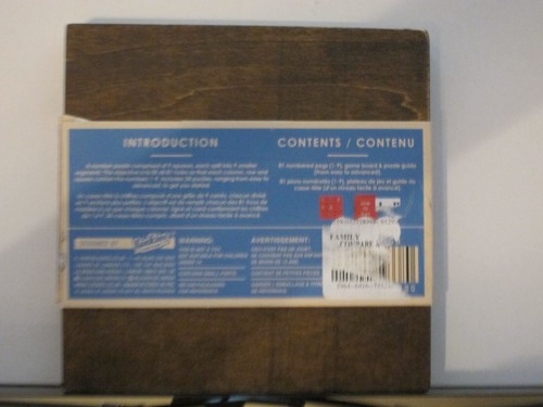 Wooden Sudoku/Classic Wooden Sudoku Game Brain Teaser Travel Size-New - Picture 2 of 2