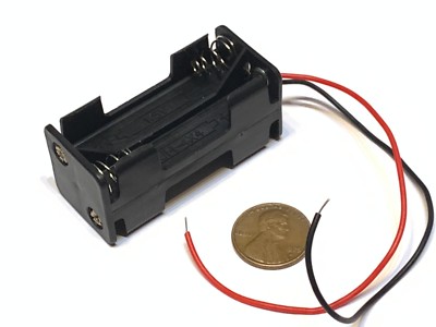 1 Piece aaa battery holder Double Layers Back to Back 4 four wire leads 6v C16