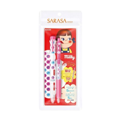 Peko chan FUJIYA 5-color Ballpoint Pen&Single Ballpoint Pen Sarasa select RARE