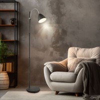 Stehlampe Standleuchte Schlafzimmerlampe Leseleuchte HöHe Verstellbar H 156 Cm