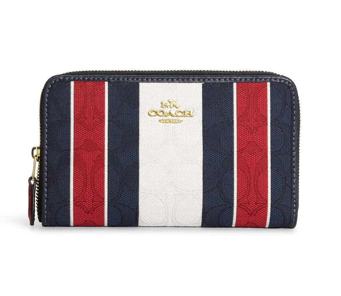 Gucci Logo Stripe-jacquard Leather Wallet in Black for Men