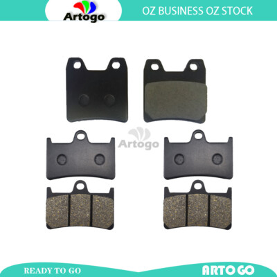 Front+Rear Brake Pads For Yamaha XJR1300 T/V/W/X 5WMA/5WMC/5WMD/5WMF/Y 2005-2014